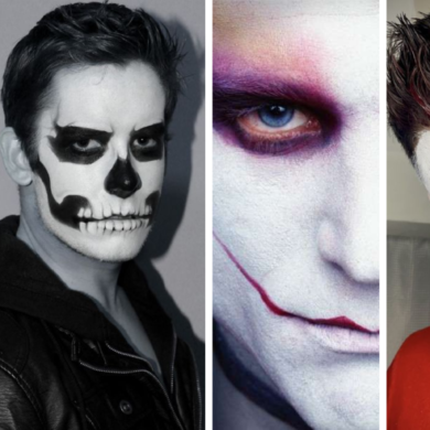 trucco facile halloween uomo maschile makeup
